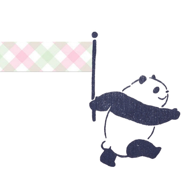 Beverly Companion Rubber Stamp - Cute Panda Design for Scrapbooking, Card Making & DIY Crafts | Perfect for Greeting Cards, Journals & Gift Wrapping