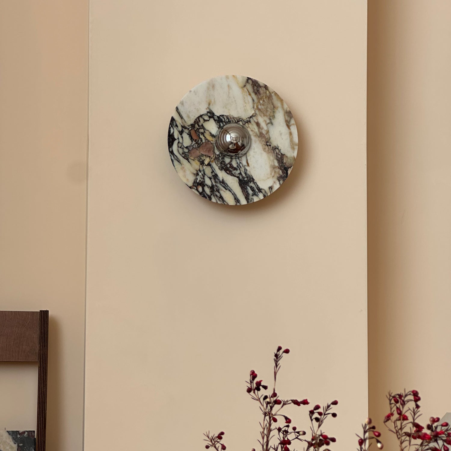 Calacatta Marble Wall Sconce Light - Modern Gold Finish Bathroom Vanity Lighting for Bedroom, Hallway & Living Room Decor
