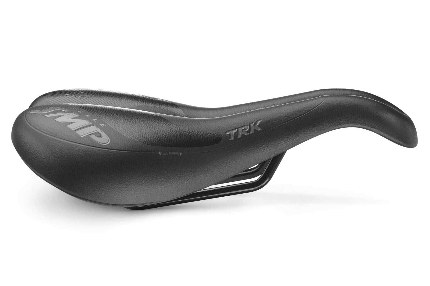 SMP Selle SMP TRK Gel Bike Saddle - Comfortable Cycling Seat for Road & Mountain Bikes | Perfect for Long-Distance Riding & Commuting