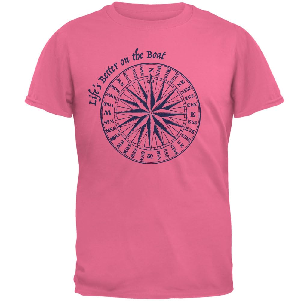 Men's Organic Cotton Boat T-Shirt for Summer - Relaxed Fit, Breathable & Comfortable - Perfect for Boating, Beach & Outdoor Activities