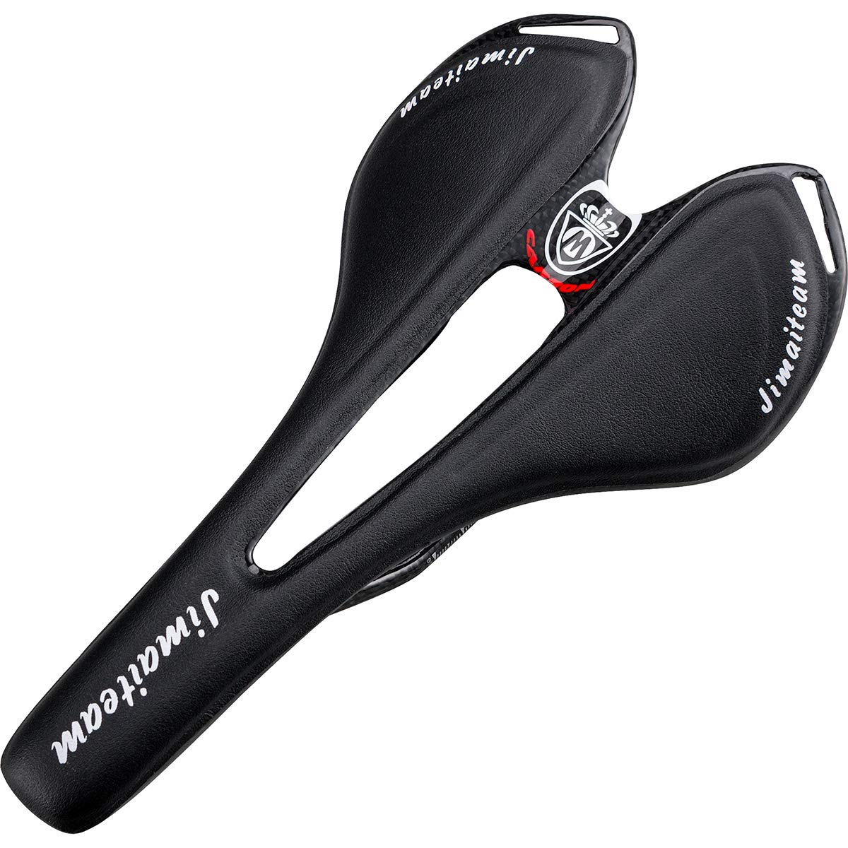 Premium Carbon Fiber Road Bike Saddle - Lightweight Comfortable Bicycle Seat with PU Leather Cover for Road & Mountain Bikes - Perfect for Long Distance Cycling, Commuting & Outdoor Adventures