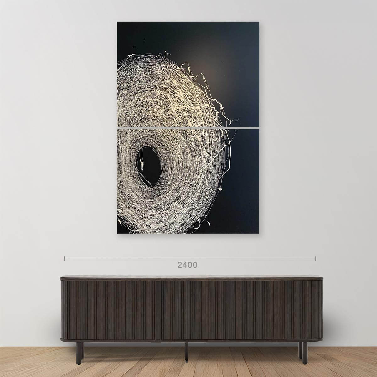 As Long As I Can Hold My Breath (Diptych) - Abstract Ocean Art Print for Coastal Home Decor | Perfect for Beach House, Living Room & Office Wall Art