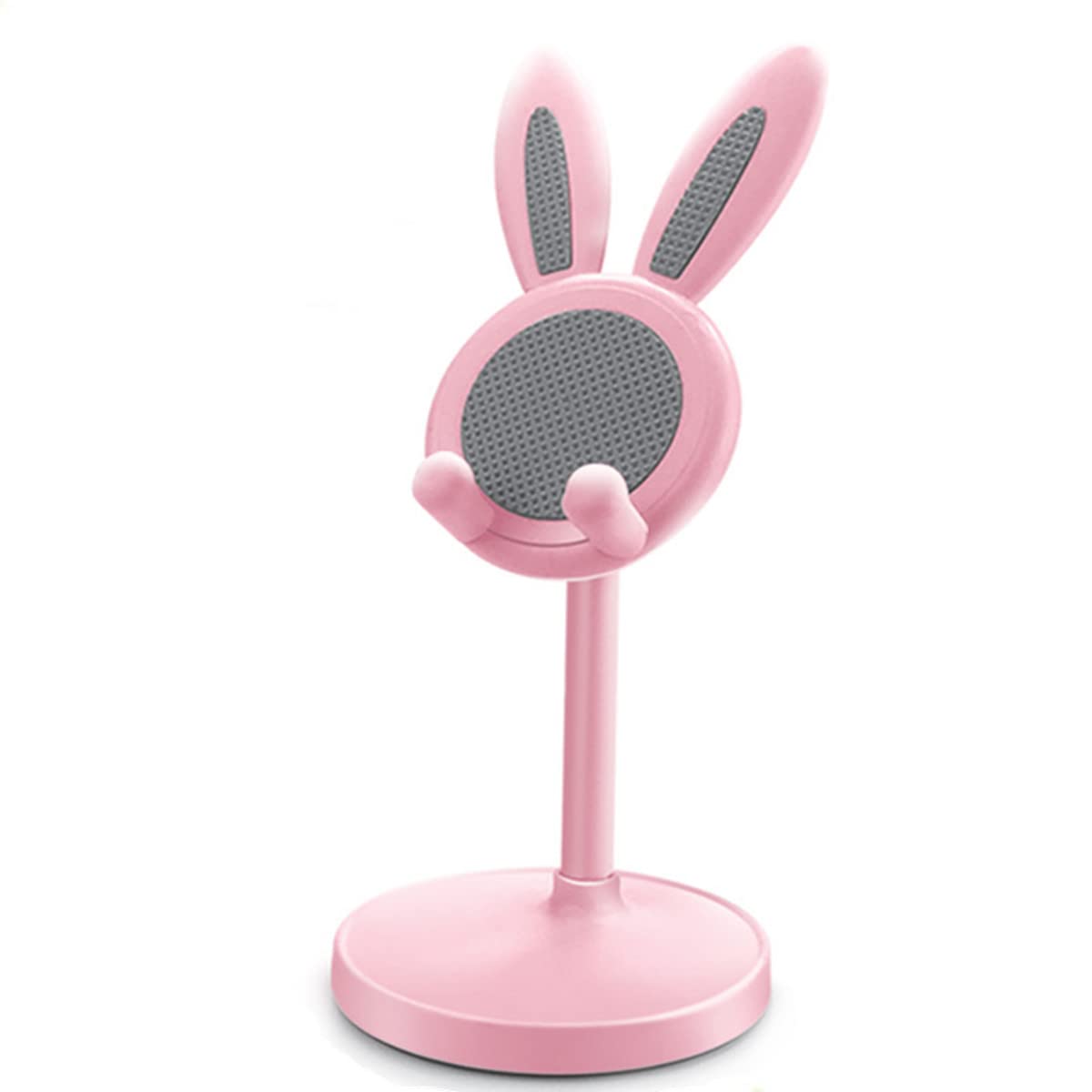 Cute Bunny Phone Stand Holder for iPhone, iPad, Tablets & Nintendo Switch - Kawaii Pink Bunny Phone Dock for Desk, Car & Home Decor - Perfect Gift for Girls & Women
