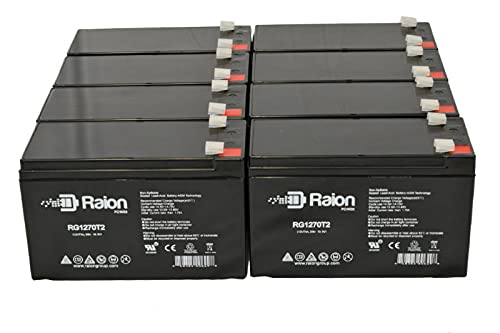 Raion Power 12V 7Ah AGM Replacement Battery for Altronix AL600ULPD8-8 - Backup Power for Security Systems, Emergency Lighting & Alarm Panels
