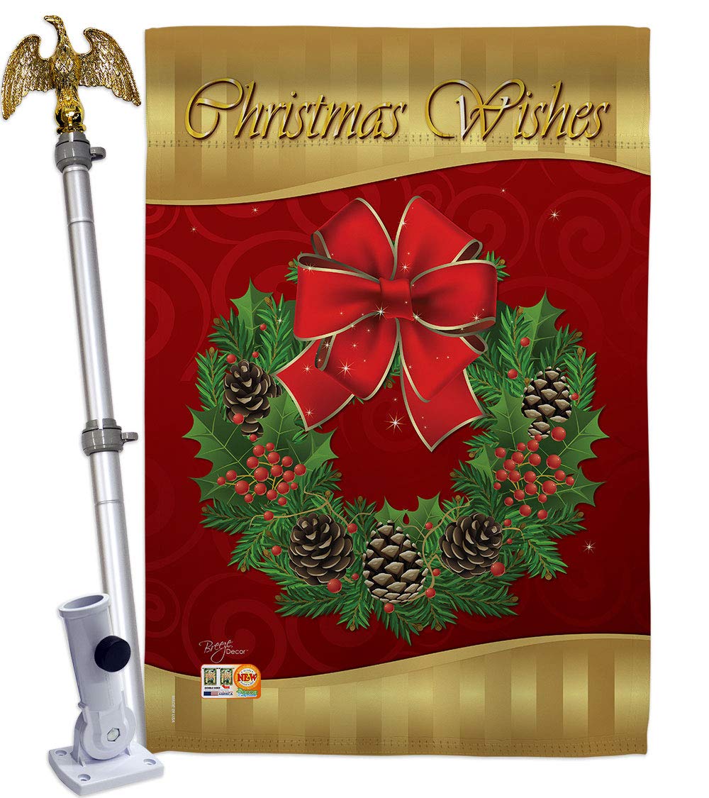 Winter Christmas House Flag Set 28