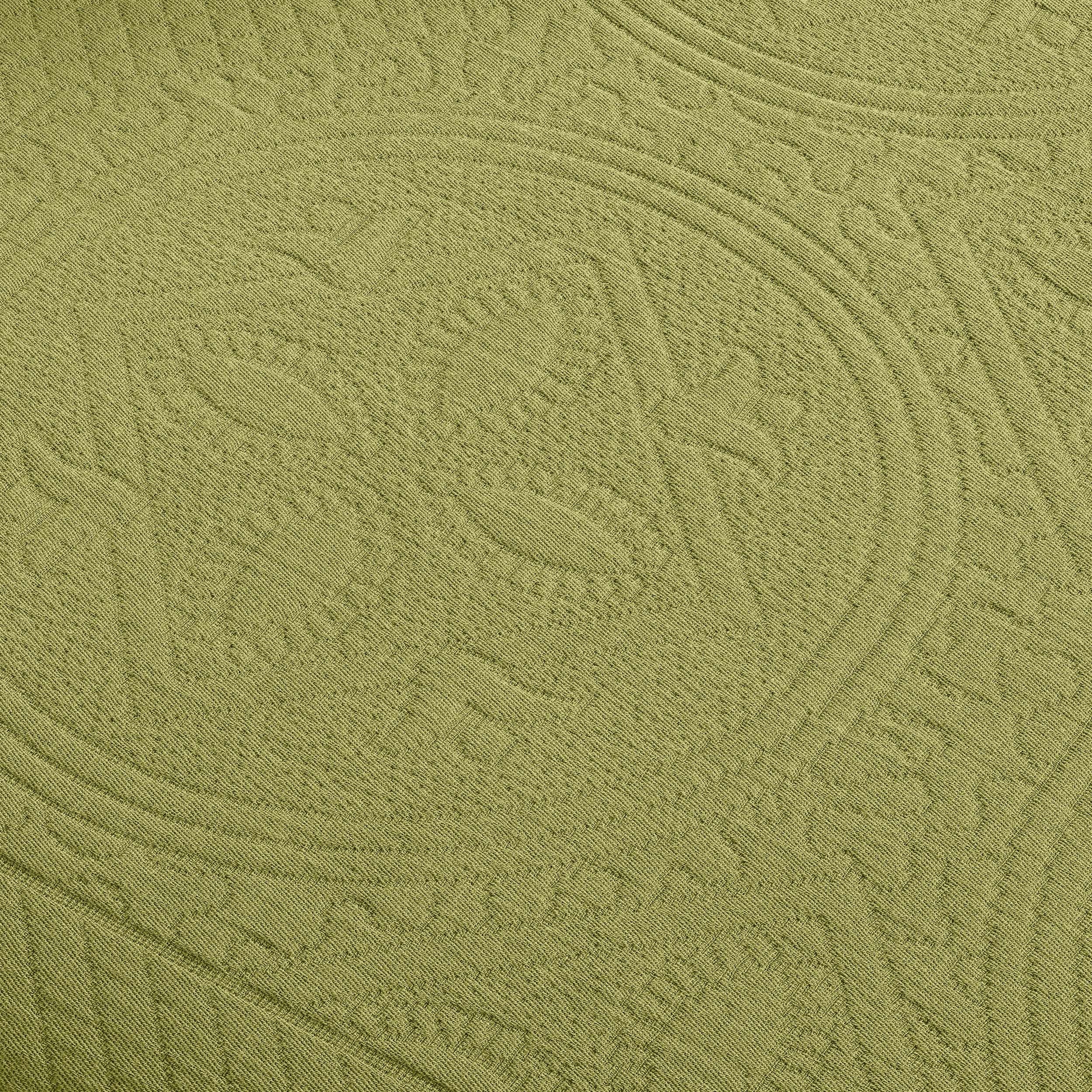 Celtic Circle Jacquard Matelasse Cotton Bedspread Set - Queen Size Luxury Bedding with Intricate Design for Master Bedroom Decor