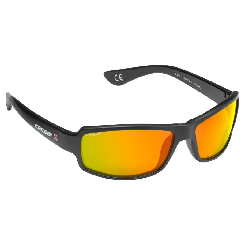 Cressi Ninja Floating Sunglasses - Polarized UV Protection Swim Goggles for Snorkeling, Diving & Water Sports