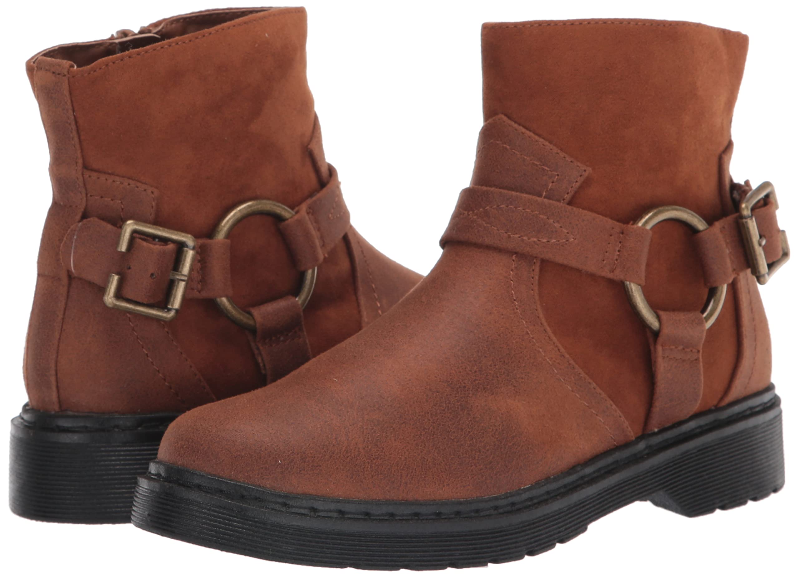 VOLATILE KID'S Girls Lottie Fashion Boots - Stylish Winter Ankle Booties for Toddler Girls, Non-Slip Rubber Sole, Warm Faux Fur Lining - Perfect for School, Playdates & Outdoor Activities