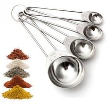 Taluka 4-Piece Stainless Steel Measuring Cup Set & 4-Piece Spoon Set with Engraved Measurements - Perfect for Dry & Liquid Ingredients - Essential Kitchen Tools for Cooking, Baking & Meal Prep