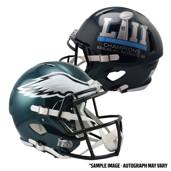 Philadelphia Eagles Super Bowl 52 Champions Replica Football Helmet - Official NFL Speed Design for Fans, Collectors & Game Day Decor | Perfect for Sports Memorabilia Displays, Man Cave Decorations & Eagles Fan Gifts