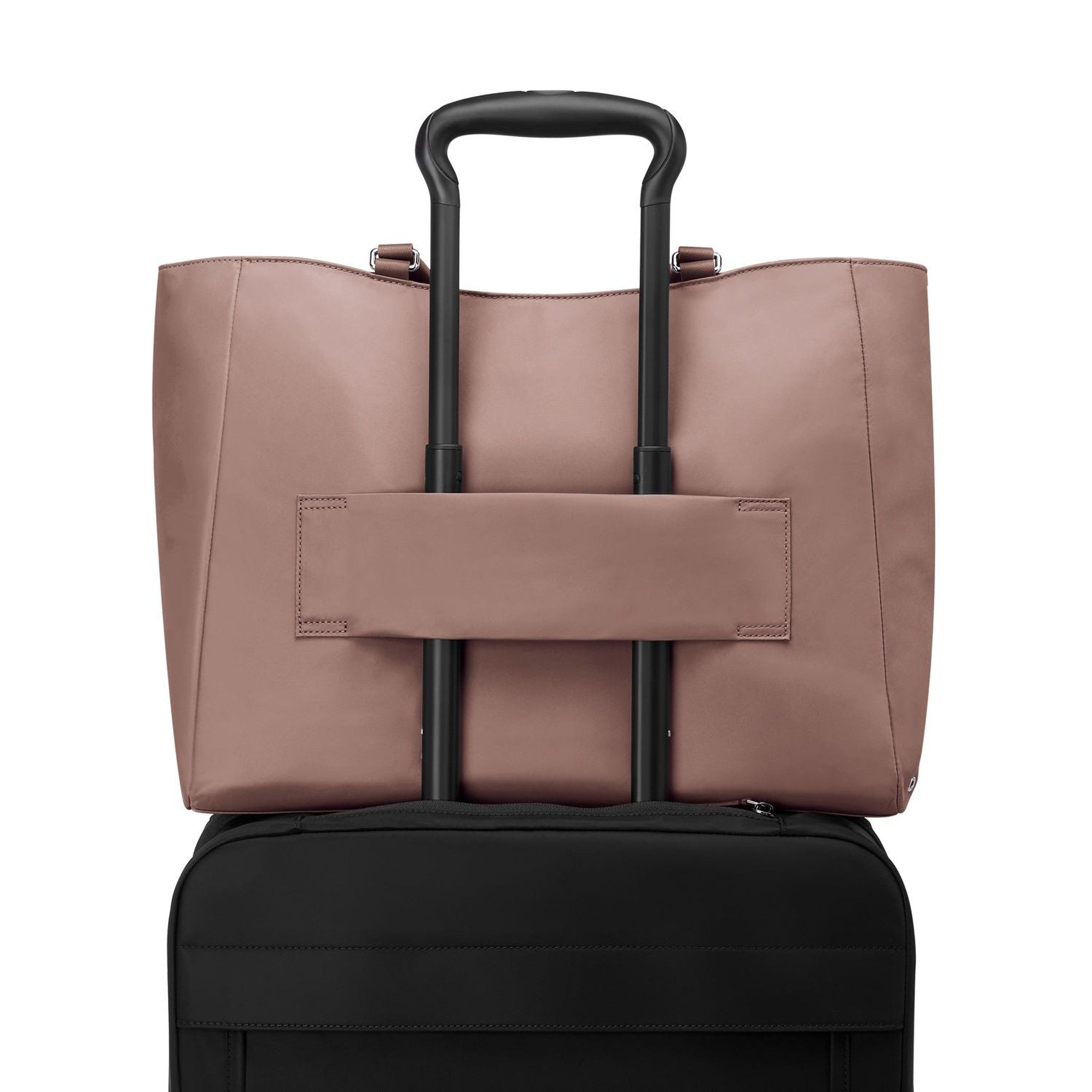 TUMI Voyageur Valetta Large Tote Bag for Women - Premium Leather Work Tote with Laptop Compartment - Perfect for Business Travel, Office & Daily Commute