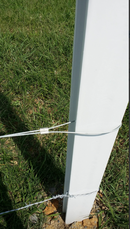 6FT Heavy Duty Rigid PVC H Post for Fencing, Garden, and Farm Use - Durable Outdoor Support Pole for Gates, Signs, and Barriers