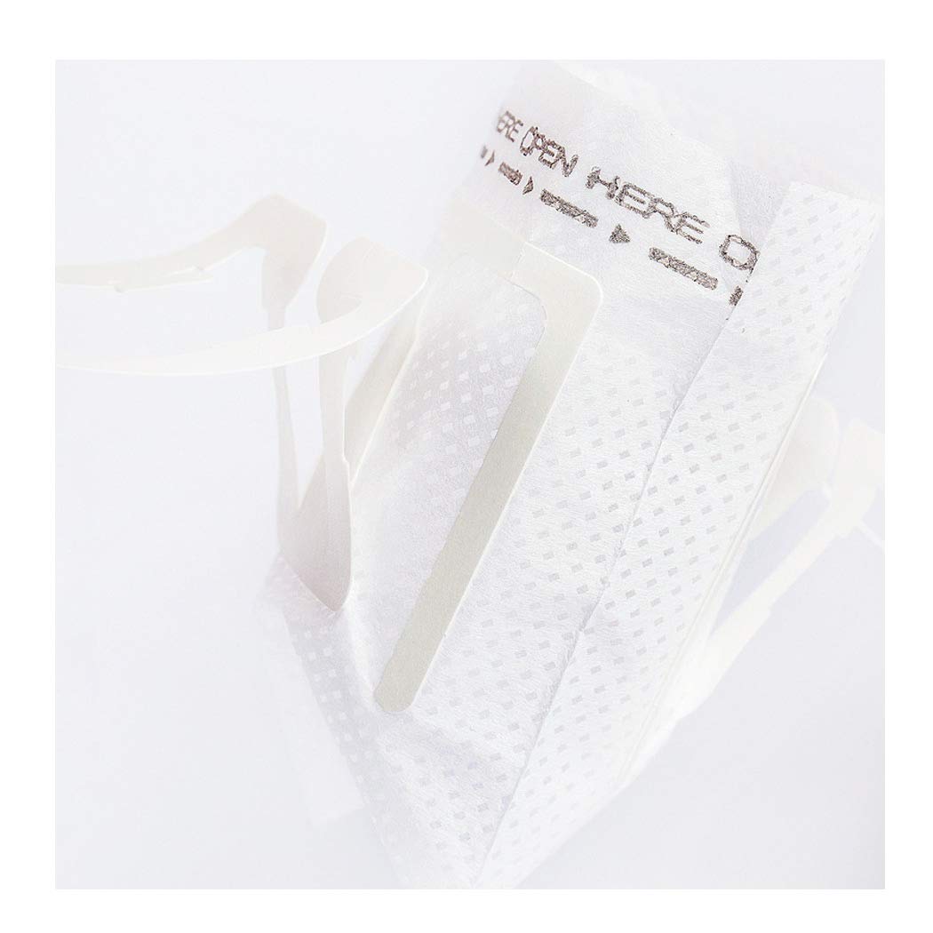 Disposable Single Cup Paper Coffee Filters - Non-Woven Hanging Ear Drip Coffee & Tea Bags for Travel, Home, and Office Use - 50 Pack (Ideal for Coffee Makers, Camping, and On-the-Go Brewing)