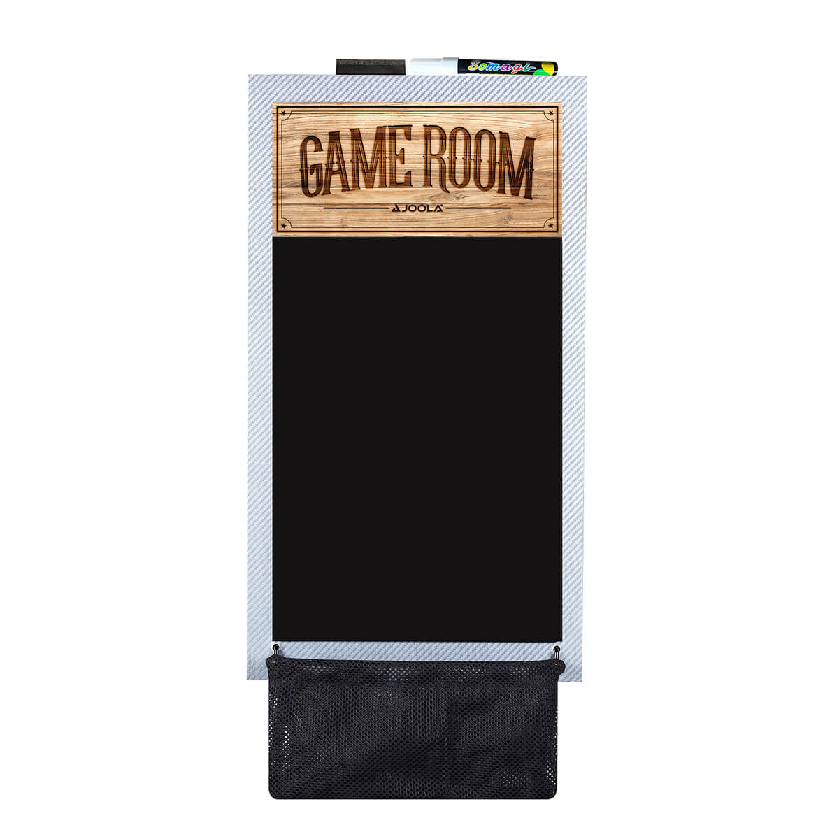 JOOLA Game Room Scoreboard & Ping Pong Paddle Holder - Perfect for Table Tennis Tournaments & Home Recreation