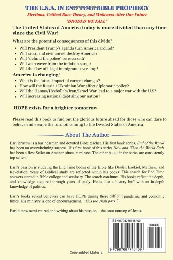 USA in End Times Bible Prophecy: Elections, Critical Race Theory & Wokeness Shaping Our Future - Christian Eschatology Study Guide for Faith-Based Discussions