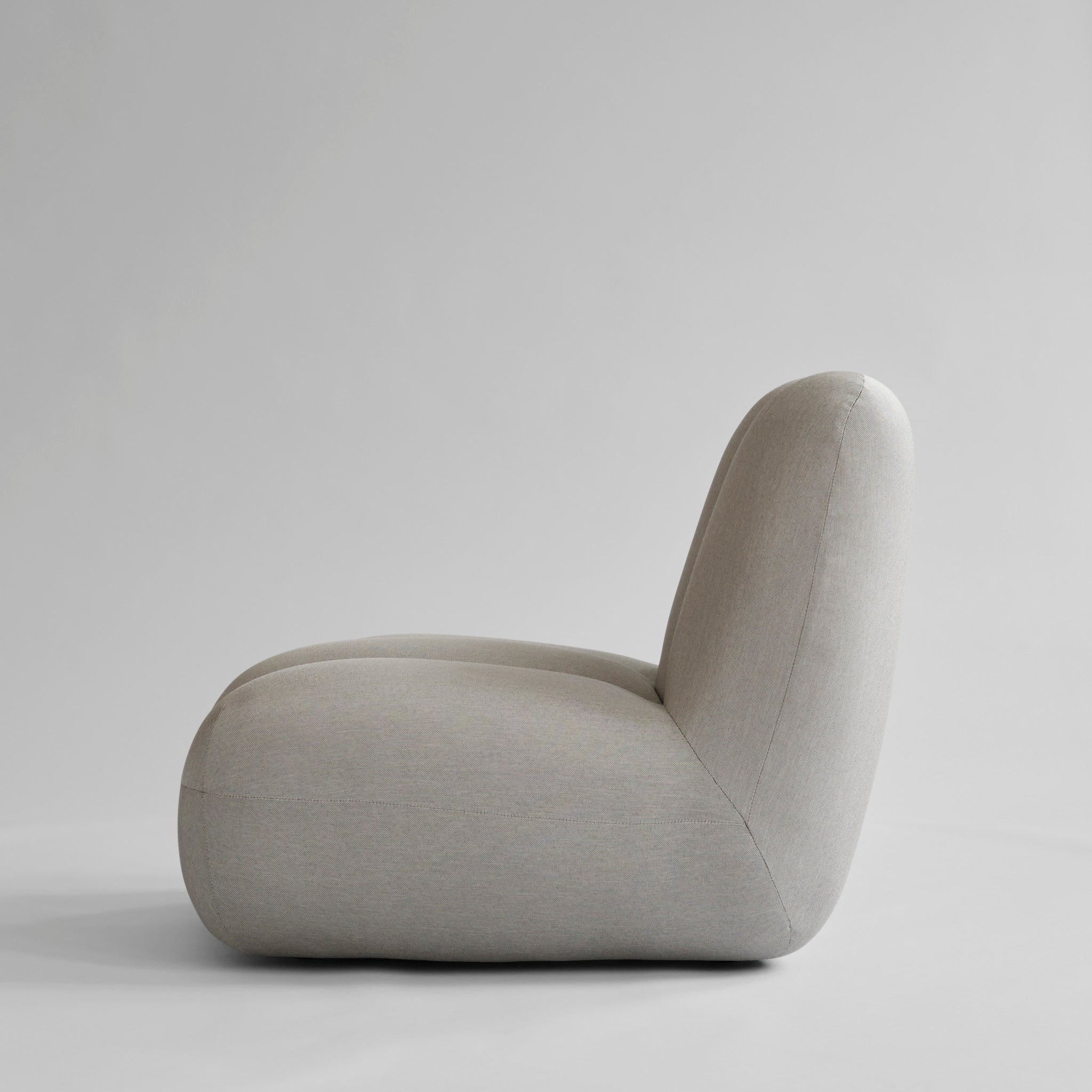 PRE ORDER | 101 COPENHAGEN Toe Lounge Chair in Taupe - Modern Scandinavian Living Room Accent Chair for Relaxing & Home Decor