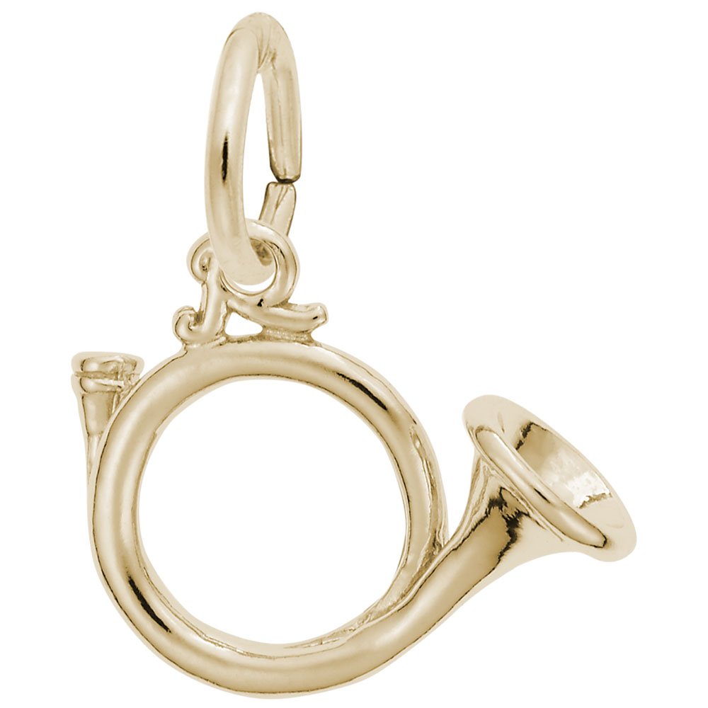 French Horn Charm - Elegant Musical Instrument Pendant for Bracelets & Necklaces - Perfect for Musicians, Band Members & Music Lovers