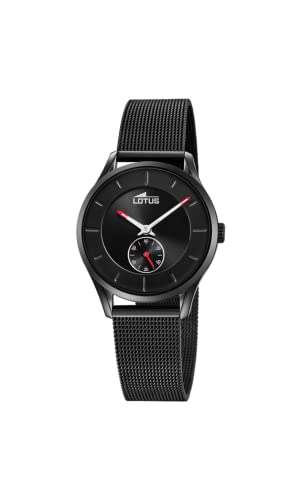 Lotus Casual Watch 18821/1 - Stylish Black Bracelet Watch for Men & Women | Perfect for Everyday Wear, Office & Casual Outings
