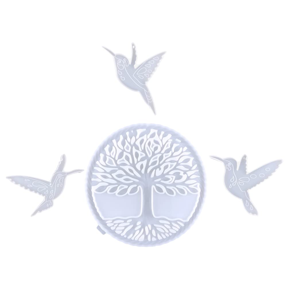 FOMIYES Silicone Gummy Molds - 1 Set Hummingbird Bird Molds for DIY Epoxy Resin Casting, Pendant, Wall Hanging & Craft Decorations | Perfect for Jewelry Making, Home Decor and DIY Art Projects