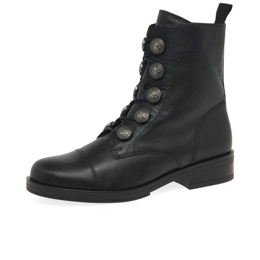 Gabor Women's Lady Biker Boots Size 6 Medium Black - Stylish & Comfortable Motorcycle Boots for Riding, Casual Wear & Outdoor Adventures