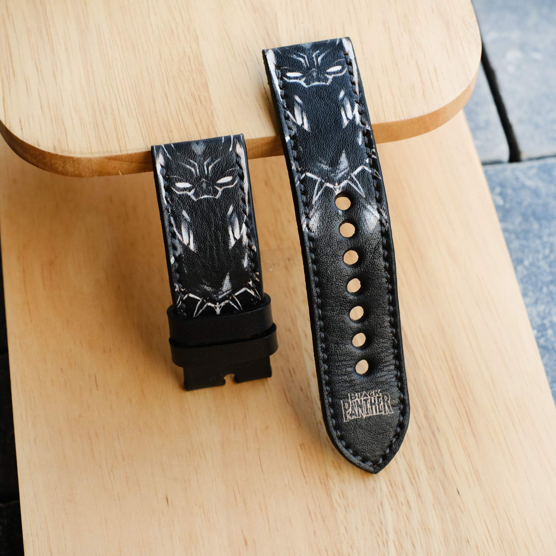 Premium Genuine Leather Apple Watch Band for 38mm/40mm/42mm/44mm - Compatible with Series 1/2/3/4/5/SE - Hand-Stitched Luxury Replacement Strap for Work, Gym & Everyday Wear