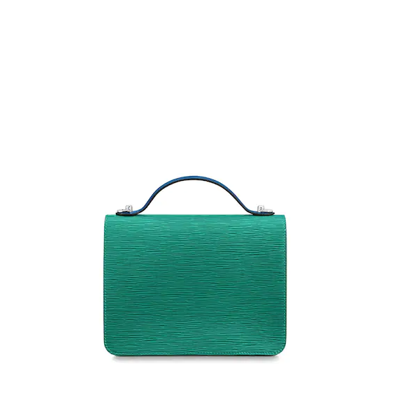 LV Neo Monceau Handbag in Emerald Green & Indigo - Luxury Crossbody Bag for Women | Perfect for Work, Travel & Evening Events