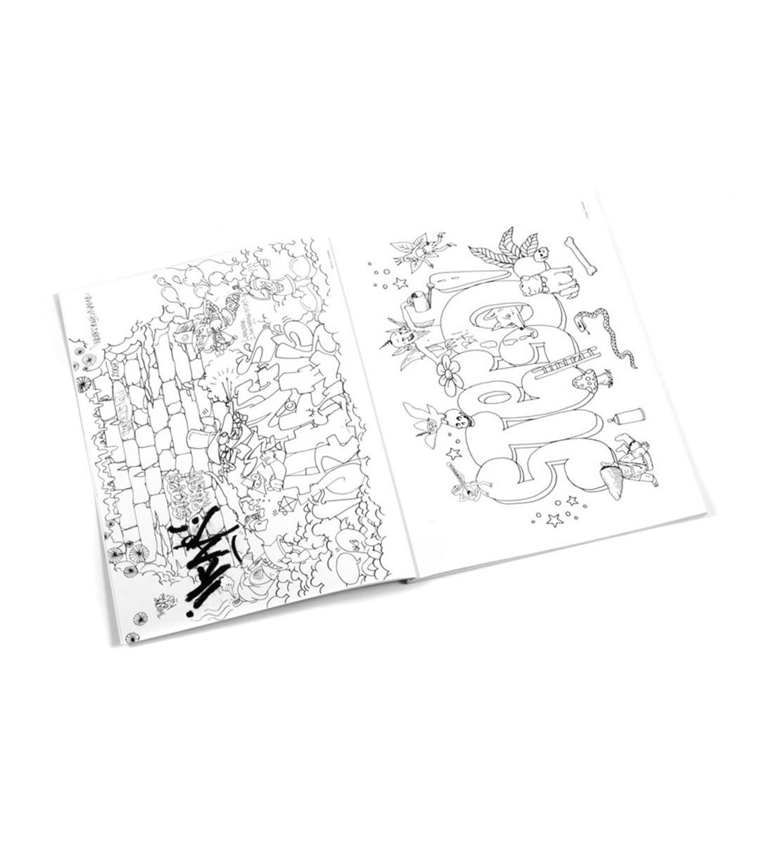 Graffiti Coloring Book for Adults & Teens - Urban Street Art Designs for Relaxation & Creativity | Perfect for Stress Relief & Artistic Inspiration
