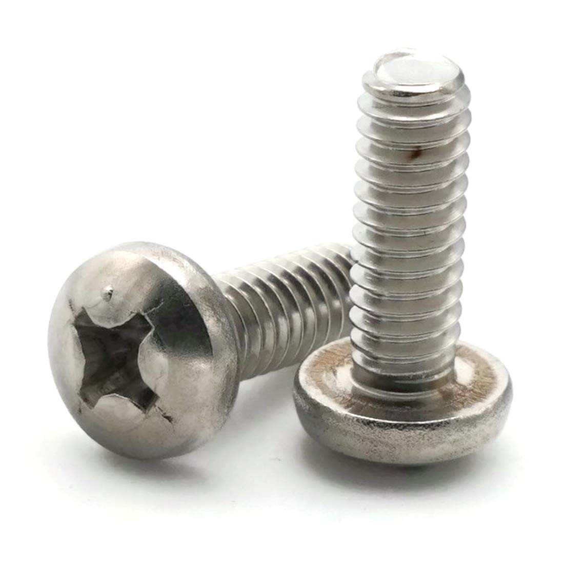 #10-24 Phillips Pan Head Machine Screws 316 Stainless Steel (Pack of 1000) - 1/2