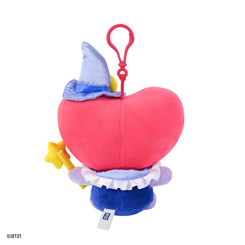 BT21 Mini Wizard Magician Plush Toy - Tata Character Stuffed Animal | Cute Collectible Doll for BTS Fans, Room Decor & Gift Ideas