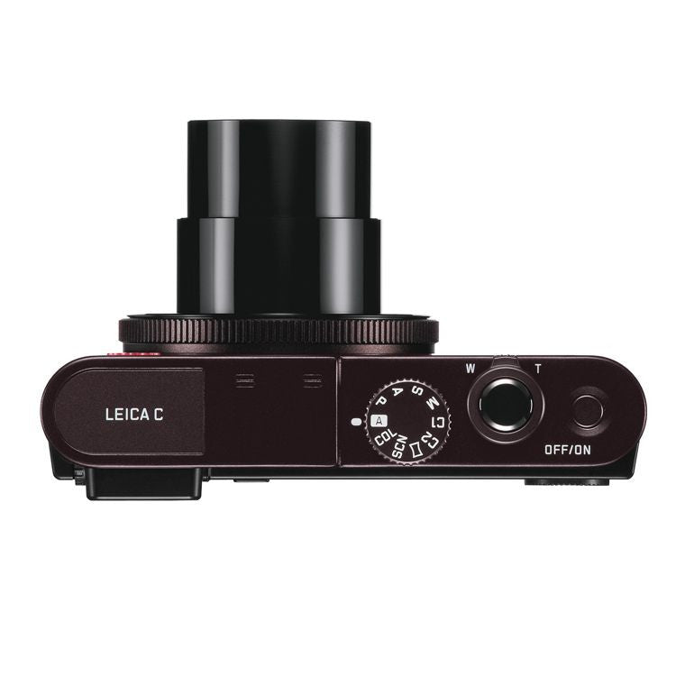 Leica C Digital Camera - Dark Red | Compact & Stylish for Travel, Street Photography & Everyday Use