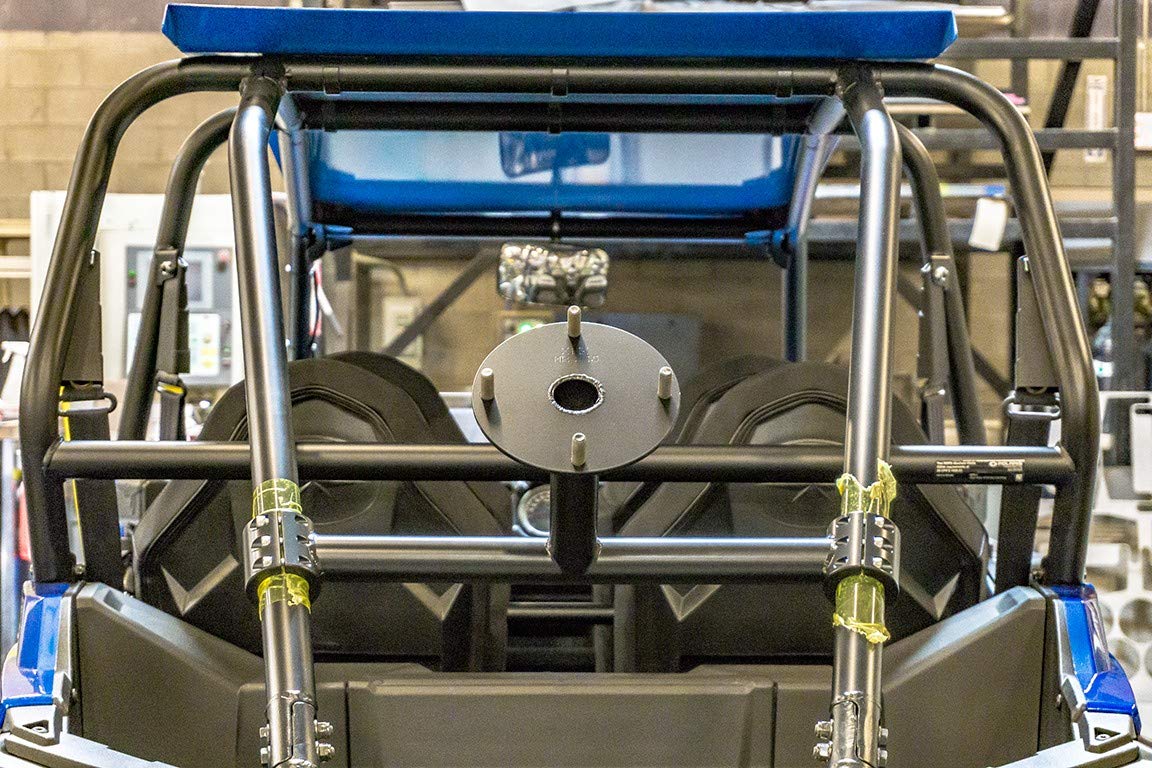 Polaris RZR 4 900 & 1000 PreRunner Style Clamp-On Spare Tire Mount | UTV Accessories for Off-Road Adventures & Trail Riding