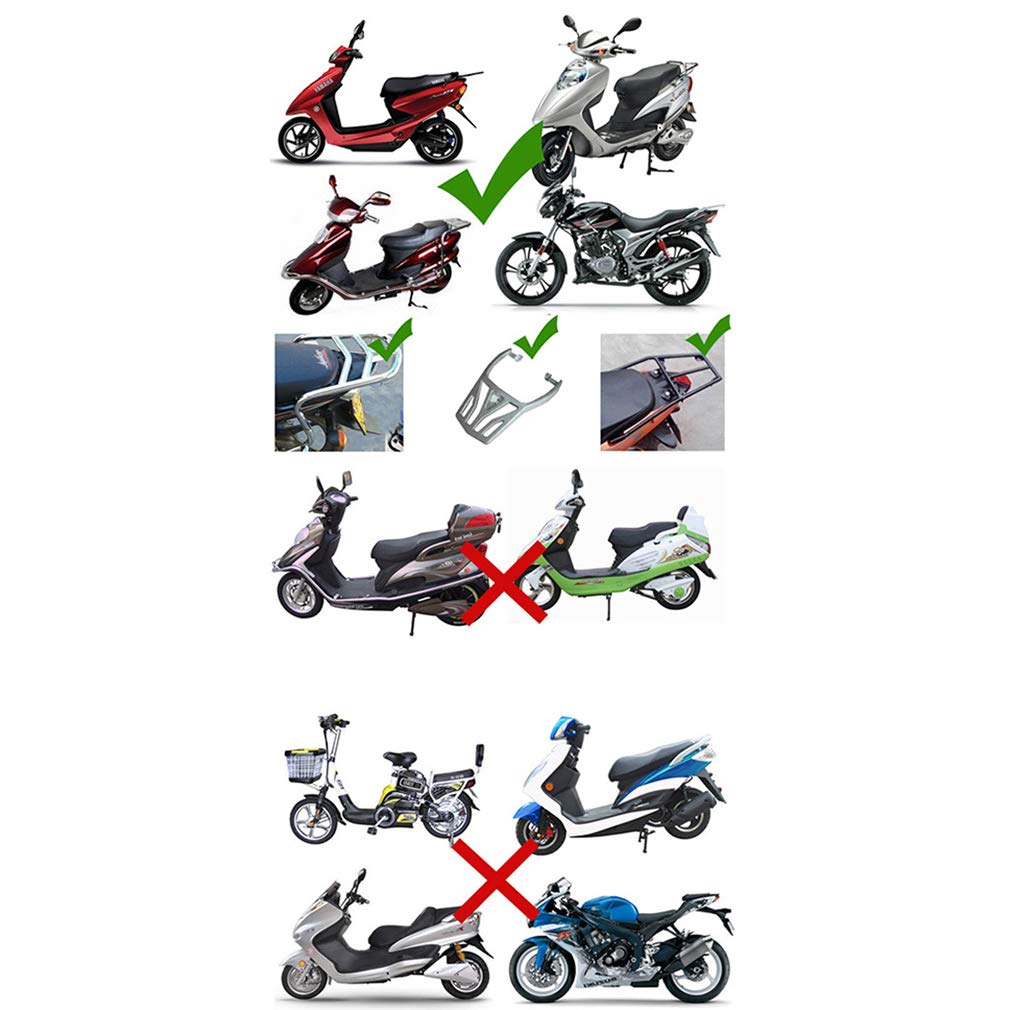 30L Motorcycle Top Box - Universal Hard Trunk Tail Case for Scooters & Mopeds - Waterproof Luggage Storage with Mounting Kit - Perfect for Commuting, Touring & Helmet Storage