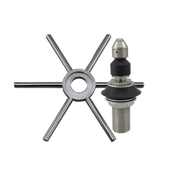Rhino Spinjet Spray Nozzle Assembly & Actuator Star - High Pressure Car Wash, RV Cleaning & Agricultural Spraying Tool