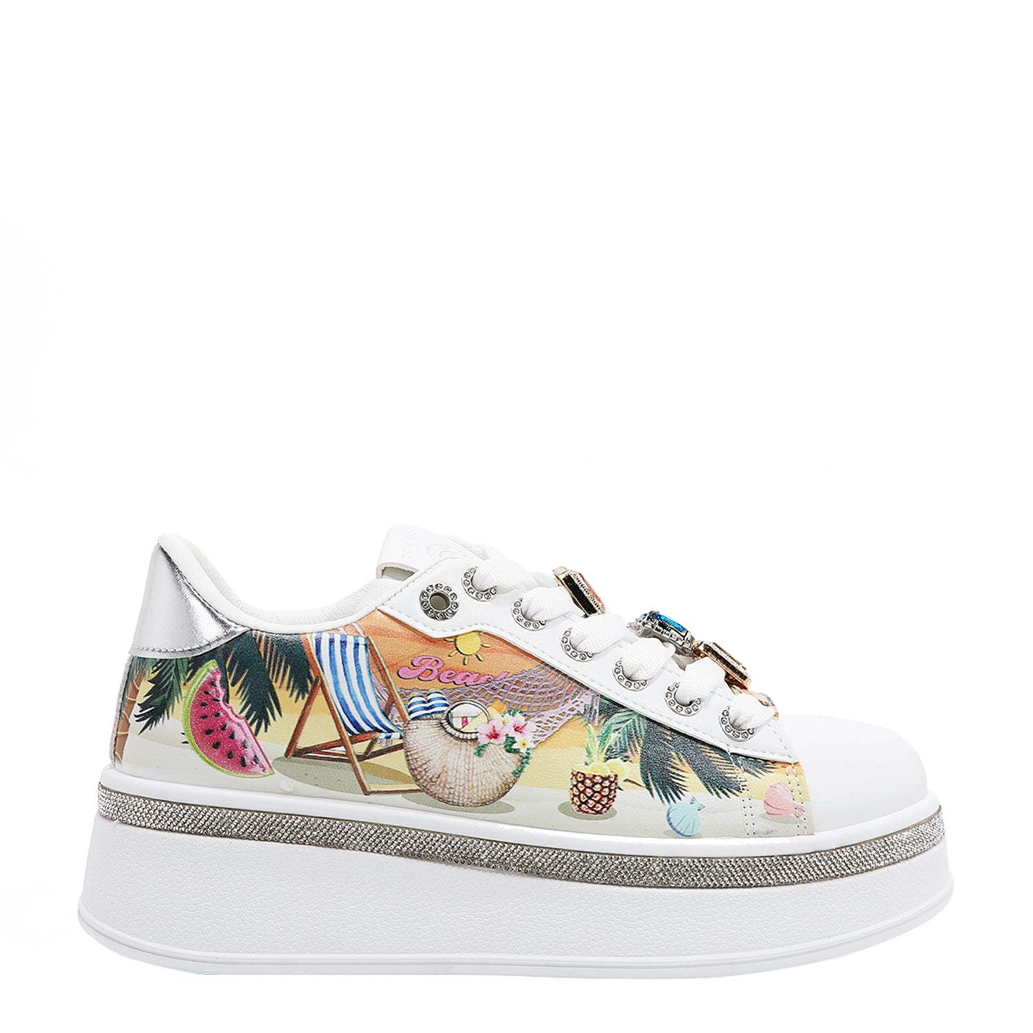 Sparkling Rhinestone Sneakers for Women - Trendy Fashion Shoes for Parties, Weddings & Night Out