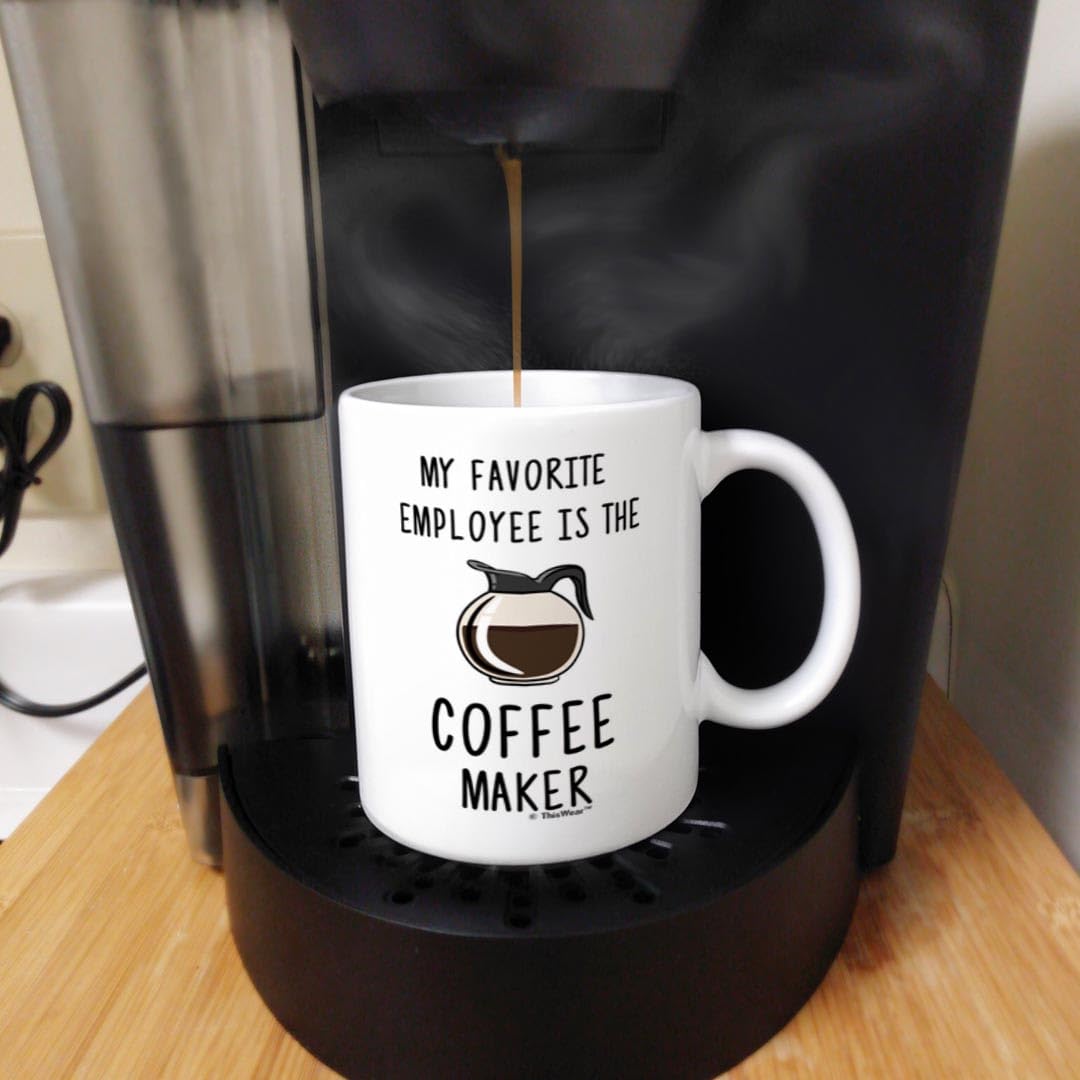 Funny Sarcastic Coffee Mug for Boss - 11oz Ceramic Office Gift with Handle - Perfect Employee Appreciation Gift for Women - Great for Work Parties, Coffee Breaks & Office Humor