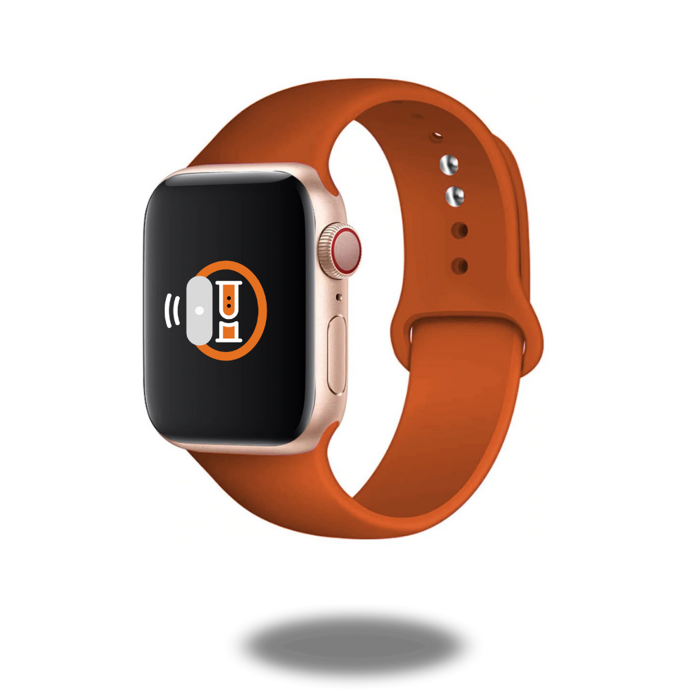 Classic Silicone Sports Bands for Apple Watch & Fitbit - Durable, Sweatproof & Comfortable Workout Wristbands for Running, Gym & Outdoor Activities