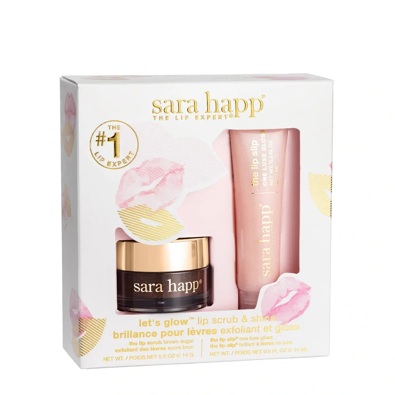 Let's Glow™ Lip Scrub & Shine Kit - Exfoliating & Moisturizing Lip Care Set for Soft, Smooth Lips | Perfect for Daily Use, Night Routine & Pre-Makeup Prep