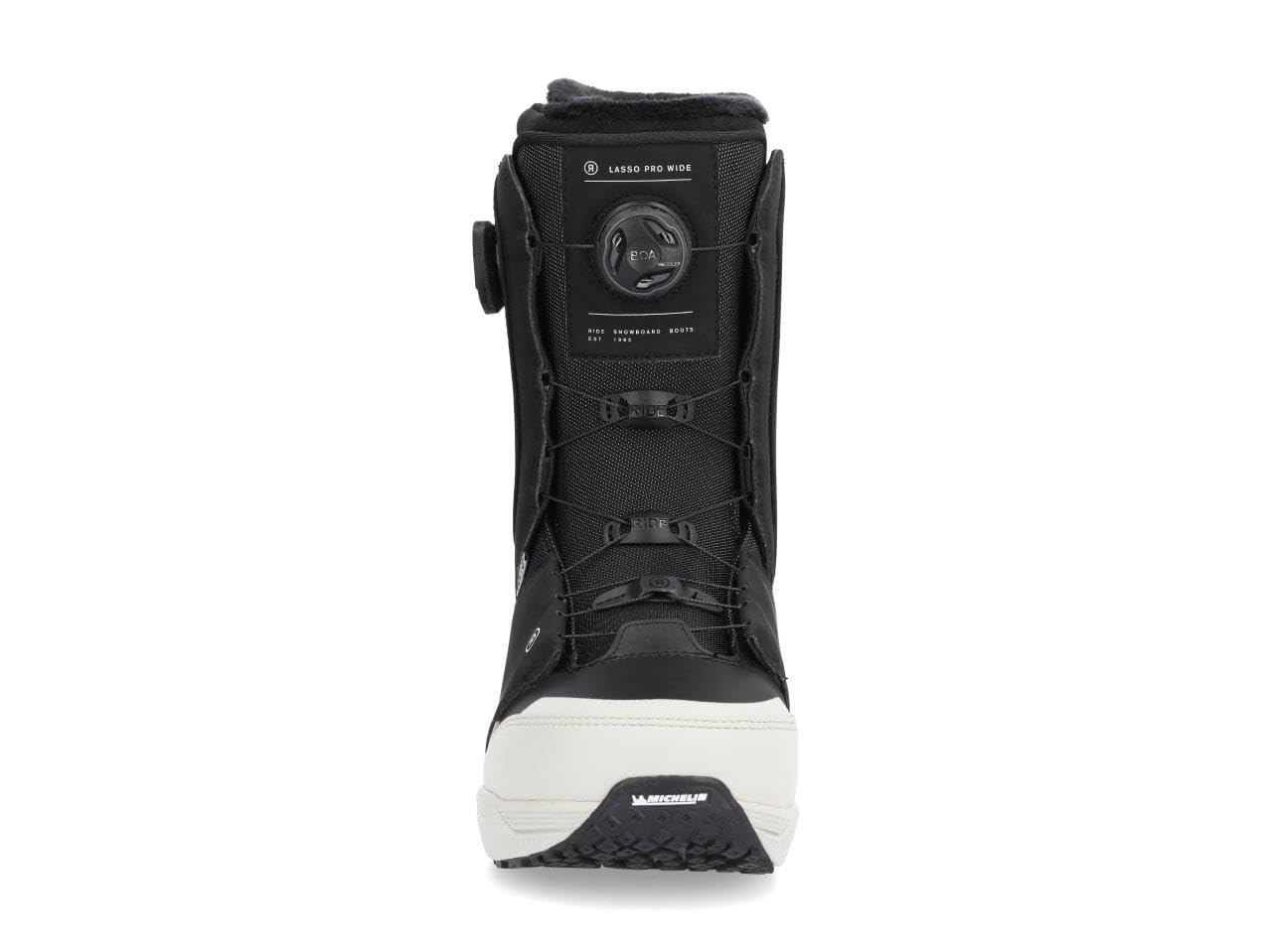 RIDE LASSO PRO WIDE Men's Snowboard Boots - Comfortable Wide Fit for Snowboarding & Winter Sports - Perfect for Freestyle Riding and Mountain Adventures