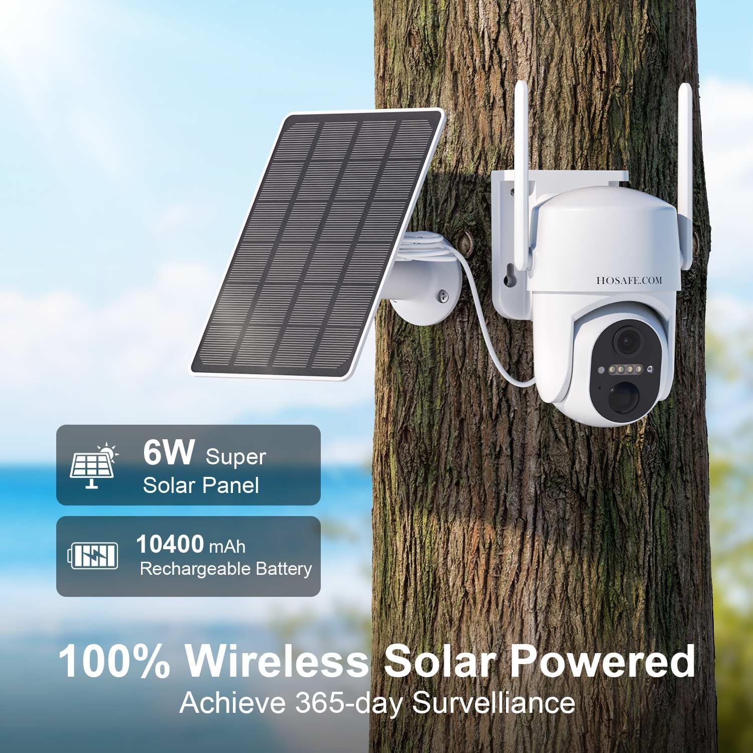 4G LTE Wireless Outdoor Security Camera with Motion Detection & Remote Viewing - No WiFi Needed - Ideal for Home, Business & Remote Property Surveillance