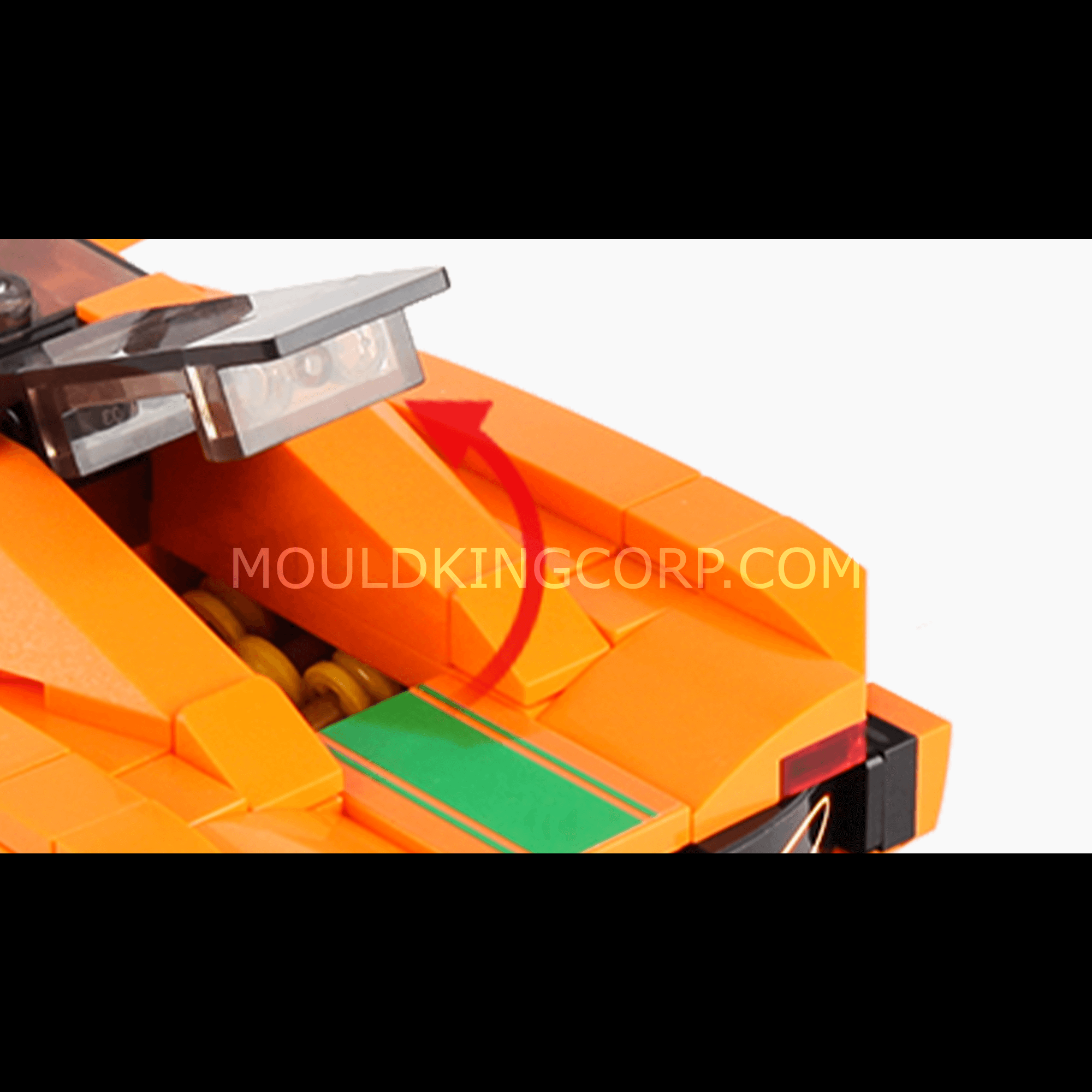 Mould King 27004 The Mini P1 Sports Car Building Set - 306 PCS Model Kit for Adults & Teens | STEM Educational Toy | Perfect Gift for Car Lovers & Collectors | Fun DIY Project for Home & Office Display