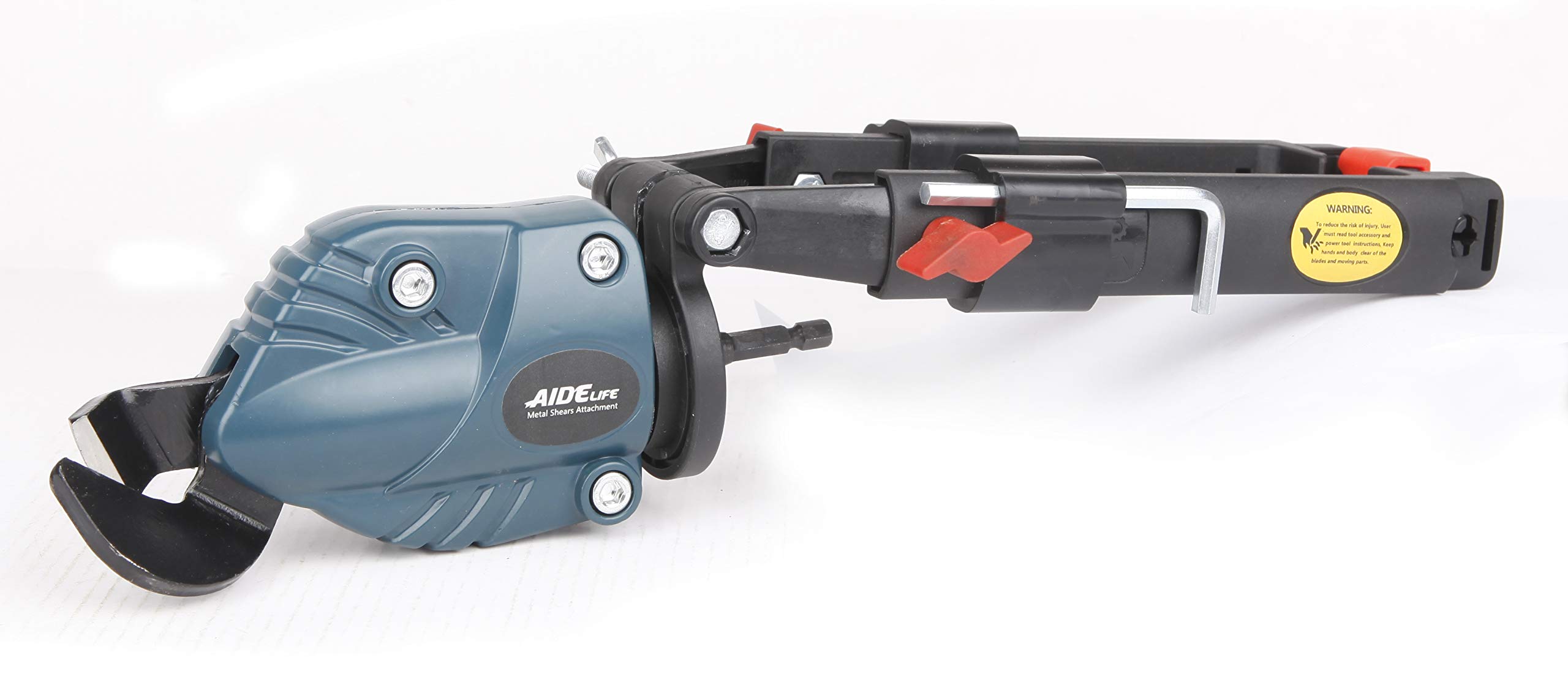 Aidelife Metal Shears Attachment for Cordless Drill & Impact Driver – Heavy Duty Cutting Tool for DIY Projects, Metalworking, and Home Renovation