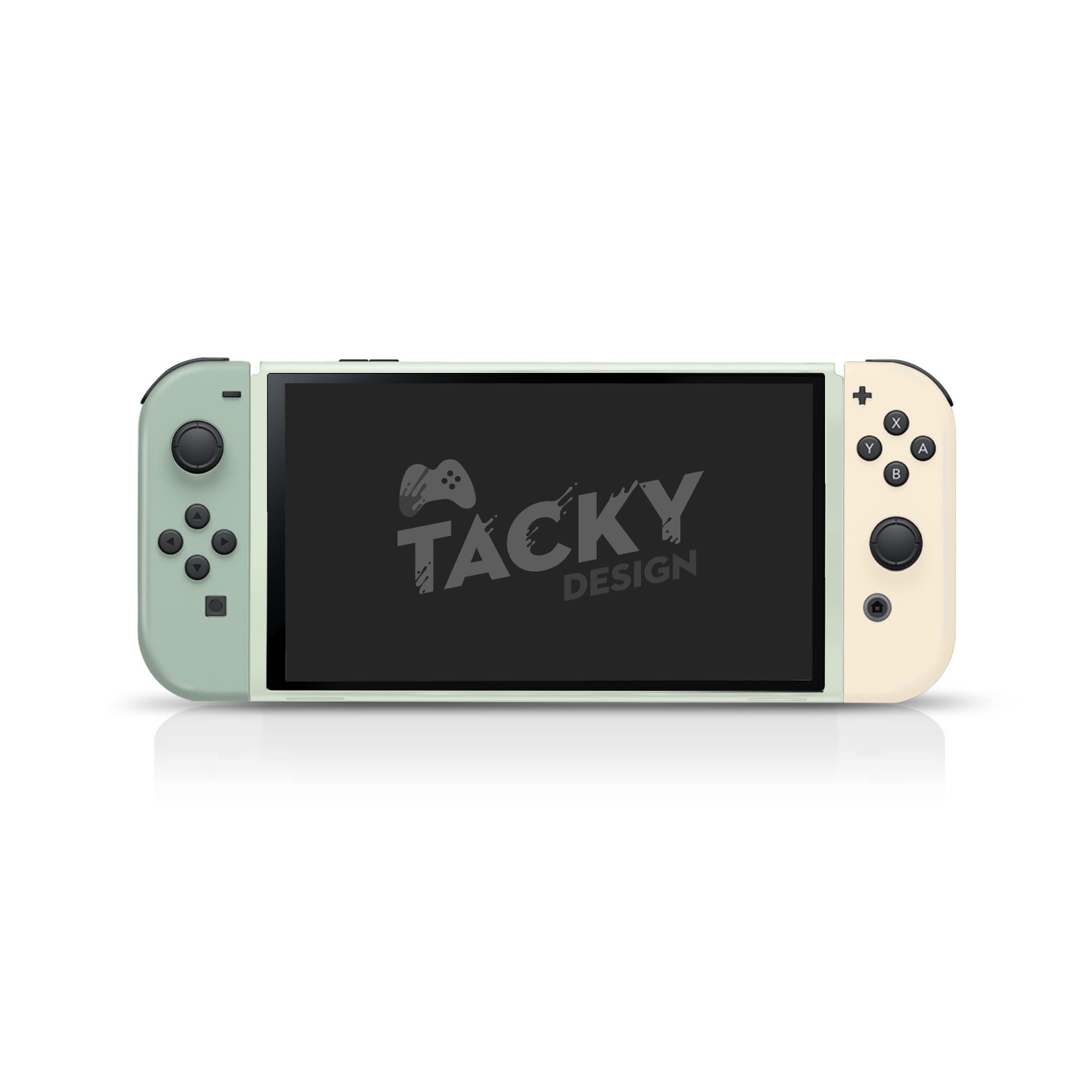 Premium 3M Vinyl Full Wrap Decal Skin for Nintendo Switch OLED - Classic Pastel Design, Protective Cover Compatible with Switch OLED, Durable Sticker for Gaming Console Protection (Perfect for Travel, Gaming Sessions & Customization)