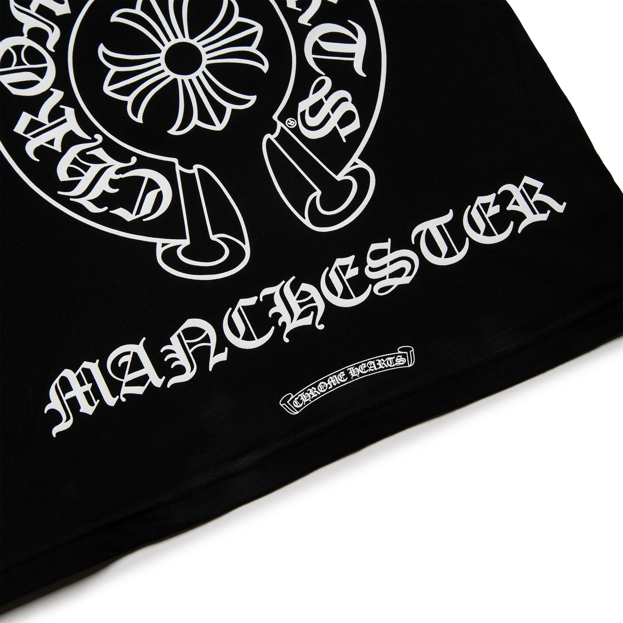 Chrome Hearts Manchester Exclusive Horse Shoe Pocket Logo Long Sleeve Black T-Shirt for Men - Stylish Streetwear & Casual Outfit Essential