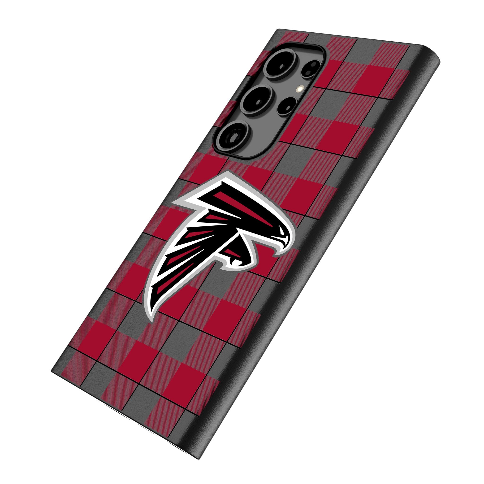 Atlanta Falcons Plaid MagSafe Compatible Phone Case for Samsung Galaxy S21 S22 S23 - Durable Protection with Stylish Team Design for Game Day & Everyday Use