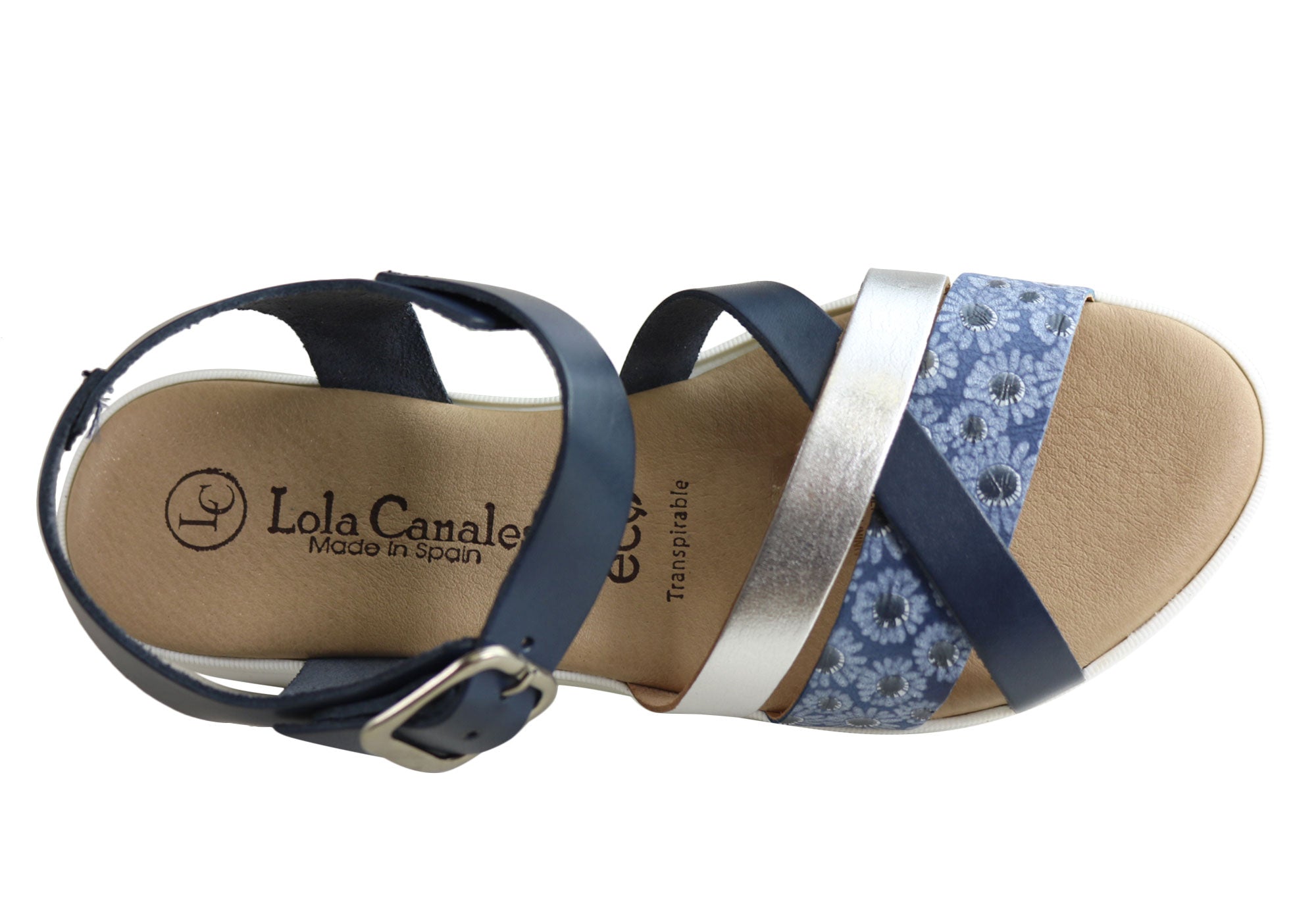Lola Canales Daisy Women's Comfortable Leather Sandals - Handmade in Spain - Perfect for Summer, Beach & Casual Outings