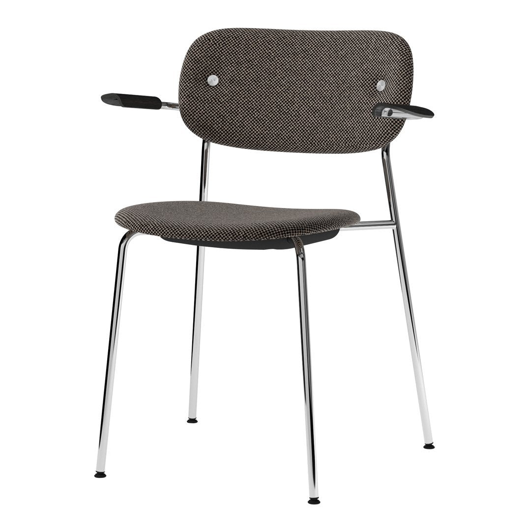 Modern Co Dining Chair with Armrests - Fully Upholstered Comfortable Seat for Kitchen, Dining Room & Breakfast Nook