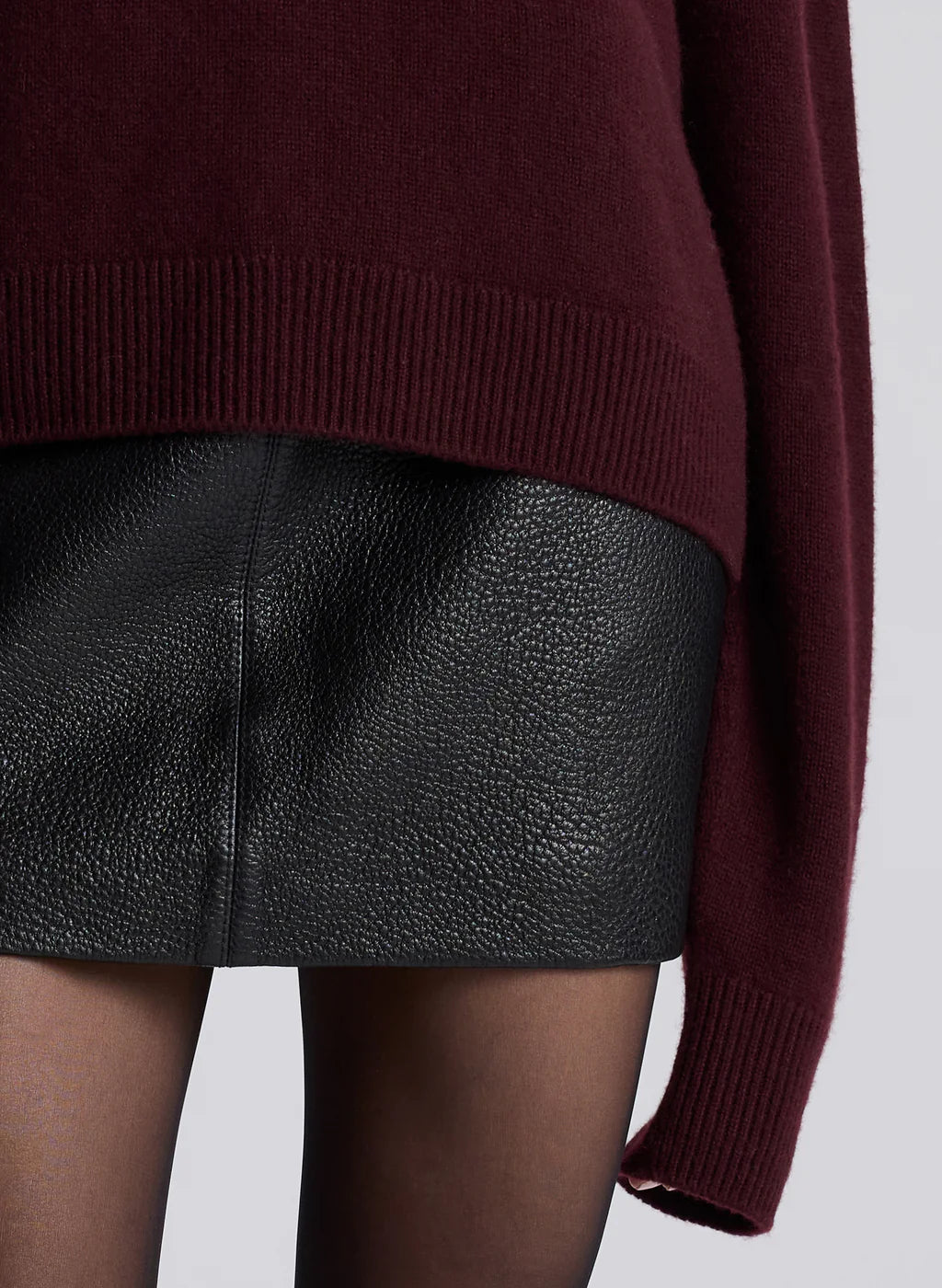Stylish Cowan Leather Mini Skirt for Women - Black | High Waist Faux Leather Skirt | Perfect for Night Out, Party & Date Night