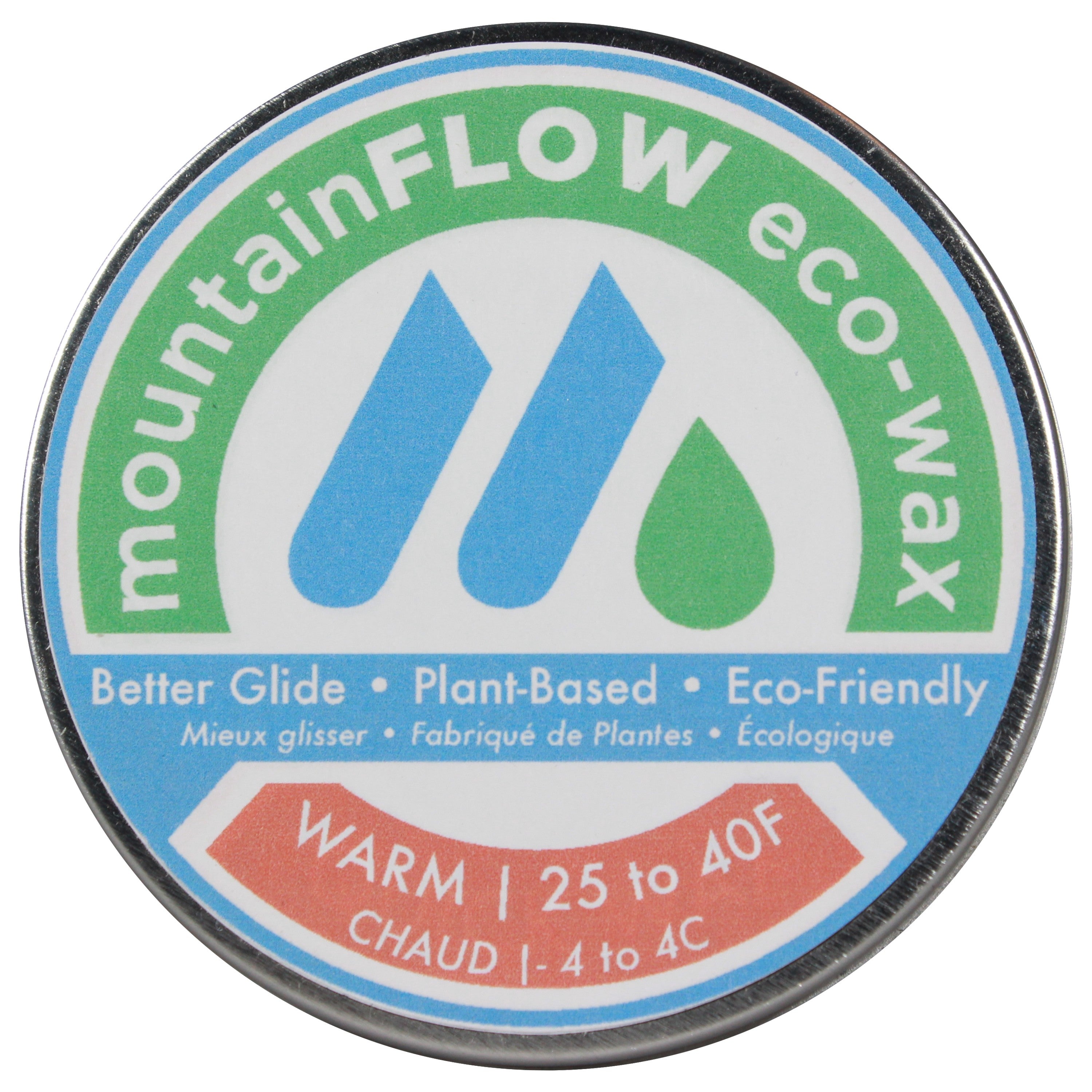 MountainFlow Quick Wax - Eco-Friendly Ski & Snowboard Wax for All Conditions | Fast Application & High Performance | Perfect for Backcountry, Freeride & Resort Skiing