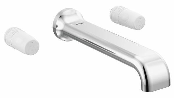Brizo Allaria 2-Handle Wall Mount Bathtub Faucet Trim with Polished Chrome Finish - T70467 PCLHP for Modern Bathroom Renovation | Perfect for Spa-Like Bathing Experience