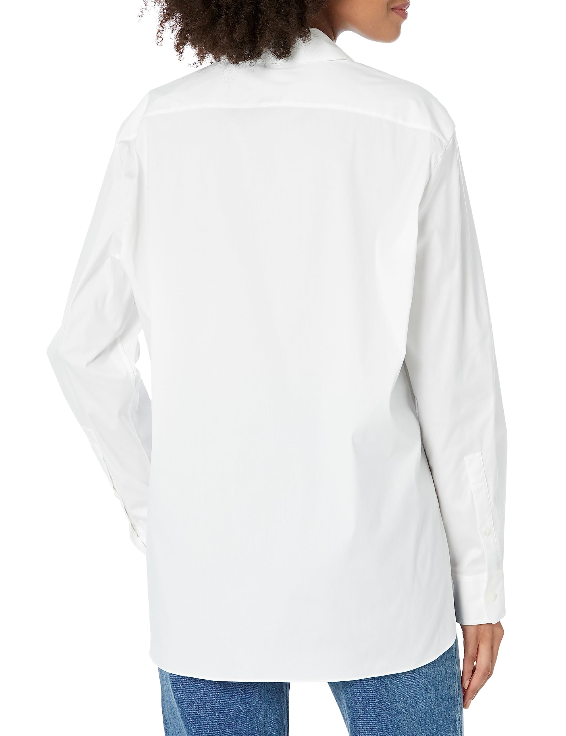 Theory Women's Classic Button-Down Shirt | Tailored Oxford Dress Shirt for Office & Business | Professional Women's Workwear for Business Casual & Formal Occasions